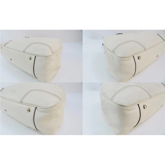 Gucci White Tote Bag with Red and Green Accents - Picture 5 of 12